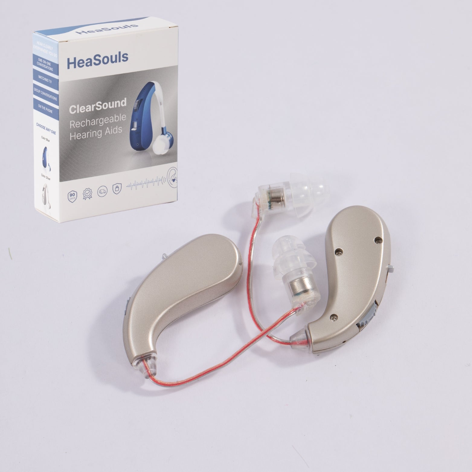 Selfhears™ ClearSound BTE Rechargeable Hearing Aids (Pair Of 2)