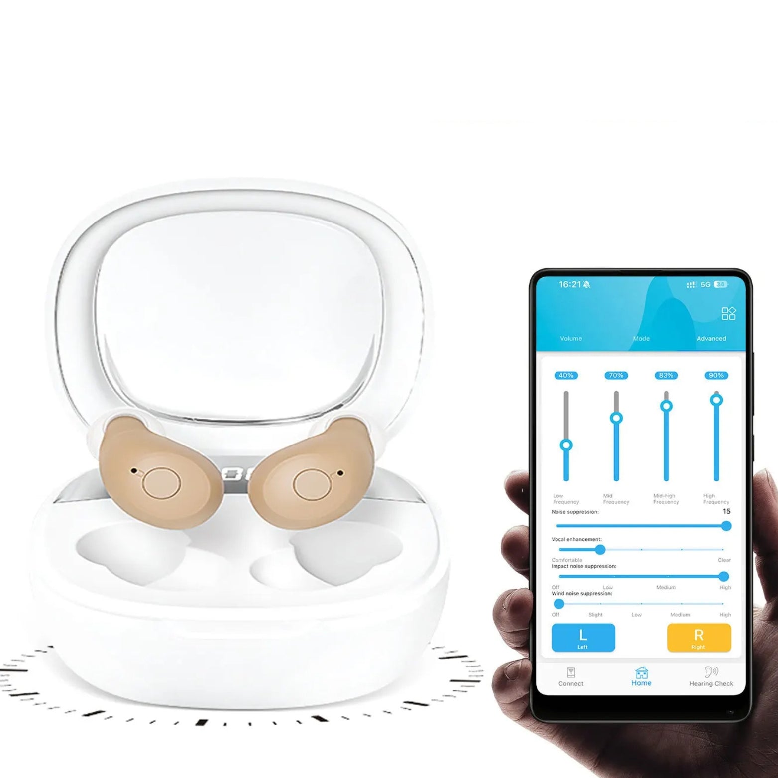 Selfhears™ Tiny ITE Bluetooth Hearing Aids (App Controlled)