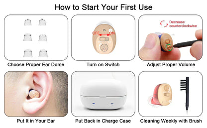 Selfhears™ Invisible Hearing Aids CIC (Pair Of 2)