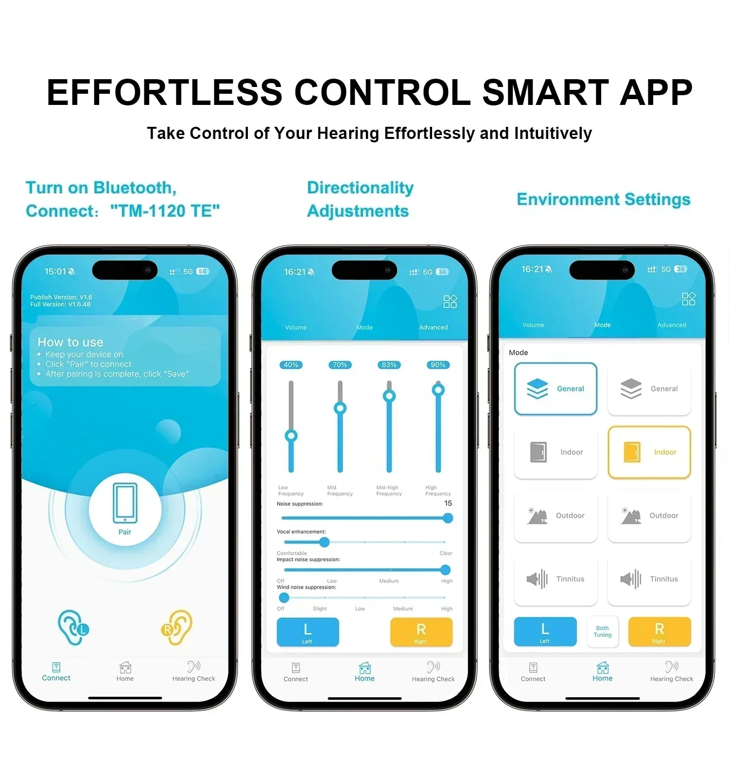 Selfhears™ Tiny ITE Bluetooth Hearing Aids (App Controlled)