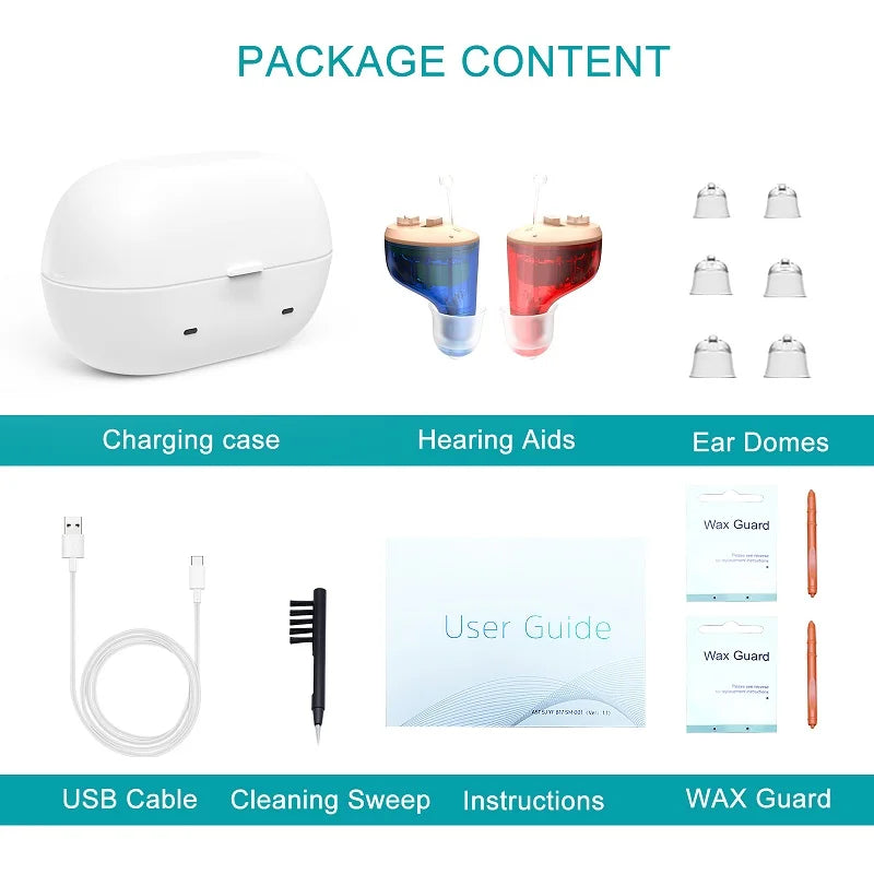 Selfhears™ Invisible Hearing Aids CIC (Pair Of 2)